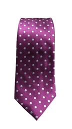 Corbata Fucsia Con Lunares Blancos - Stroget