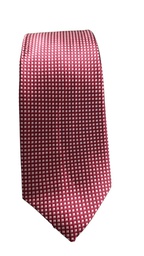 Corbata Roja Con Cuadrados Blancos - Stroget