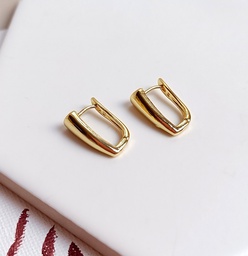 Aros Cuadrado Dorado