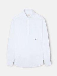Camisa Polera Sport Lino Blanco - Silbon