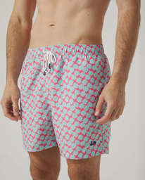 Bañador Flowers Frambuesa - Scotta