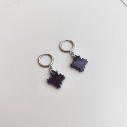 Arito Charm Hoja Azul Marino Brillo