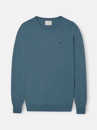 Jersey Cuello Redondo Azul Gris - Silbon