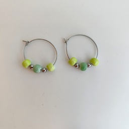 Pendientes Cerámica Mallorca (Dorado)