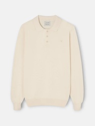 Jersey Cuello Polo Piedra - Silbon