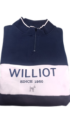 Sudadera Media Cremallera Marino - Williot
