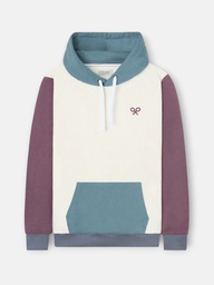 Sudadera Capucha Multicolor Crema - Silbon