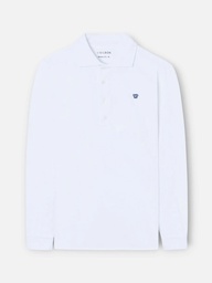 Polo Manga Larga Blanco - Silbon