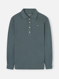 Polo Manga Larga Verde Oscuro - Silbon