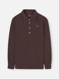 Polo Manga Larga Burdeos - Silbon