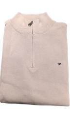 Jersey Media Cremallera Beige - Silbon